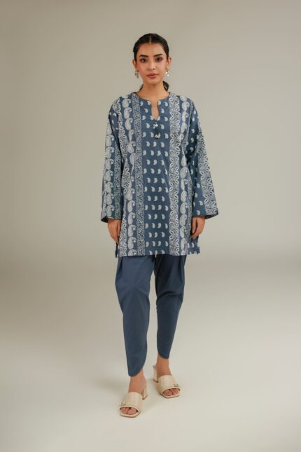 Solid Blue Shalwar 2