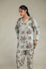 Short Floral Kurta - View 3