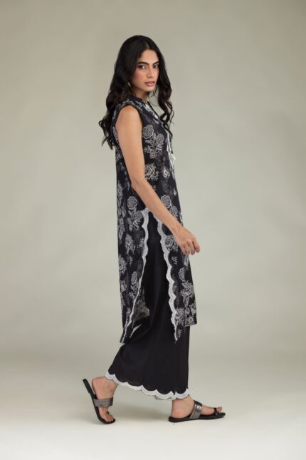 Black Cambric Pants - View 1