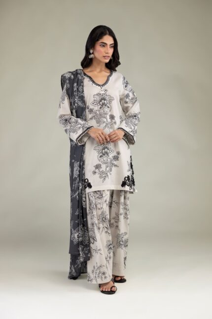 Floral Cambric Shalwar 2