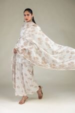 Floral Lawn Dupatta - View 1