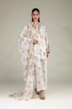 Floral Lawn Dupatta - View 5