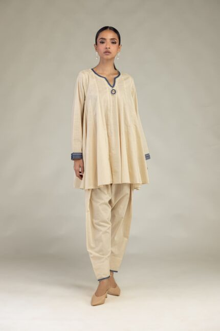 Textured Cotton Shalwar 1