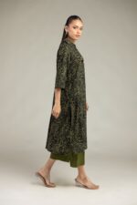 Olive Cambric Pants - View 2