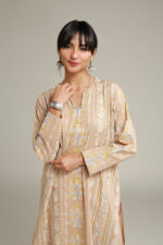 Floral Longline Kurta - View 3