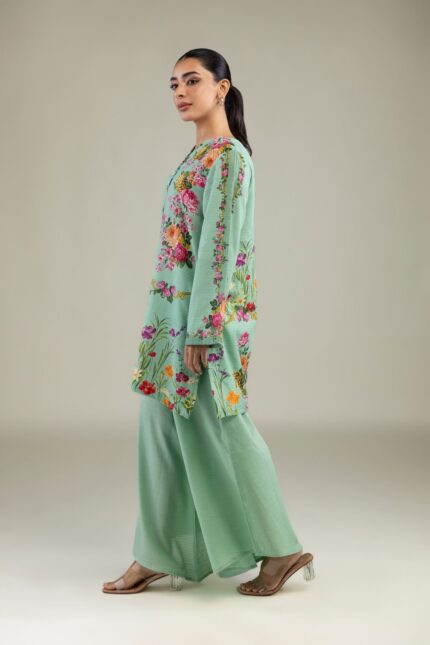 Solid Cotton Pants - View 1