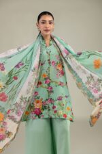 Lawn Floral Dupatta - View 4