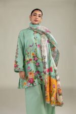 Lawn Floral Dupatta - View 5