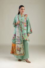 Lawn Floral Dupatta - View 6
