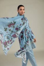 Floral Lawn Dupatta - View 1