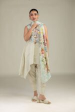 Floral Lawn Dupatta - View 5