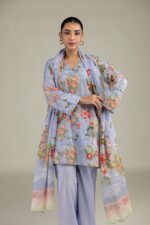 Floral Lawn Dupatta - View 5