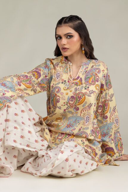 Short Cambric Kurta - View 1