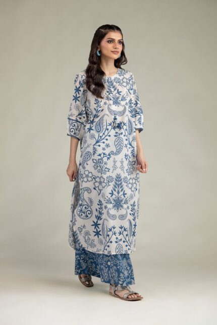 Floral Cambric Pants - View 1