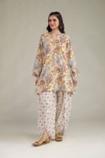 Floral Cambric Pants - View 3