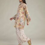 Floral Cambric Pants - View 1