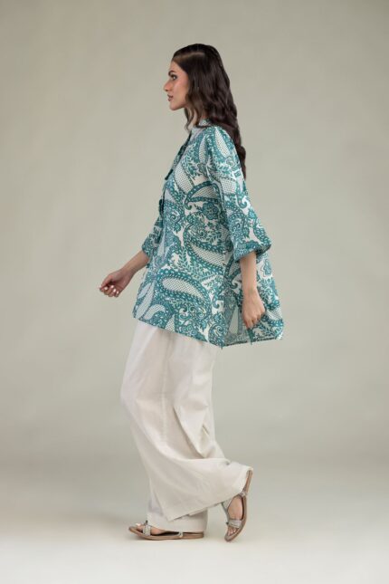 Short Cambric Kurta - View 1