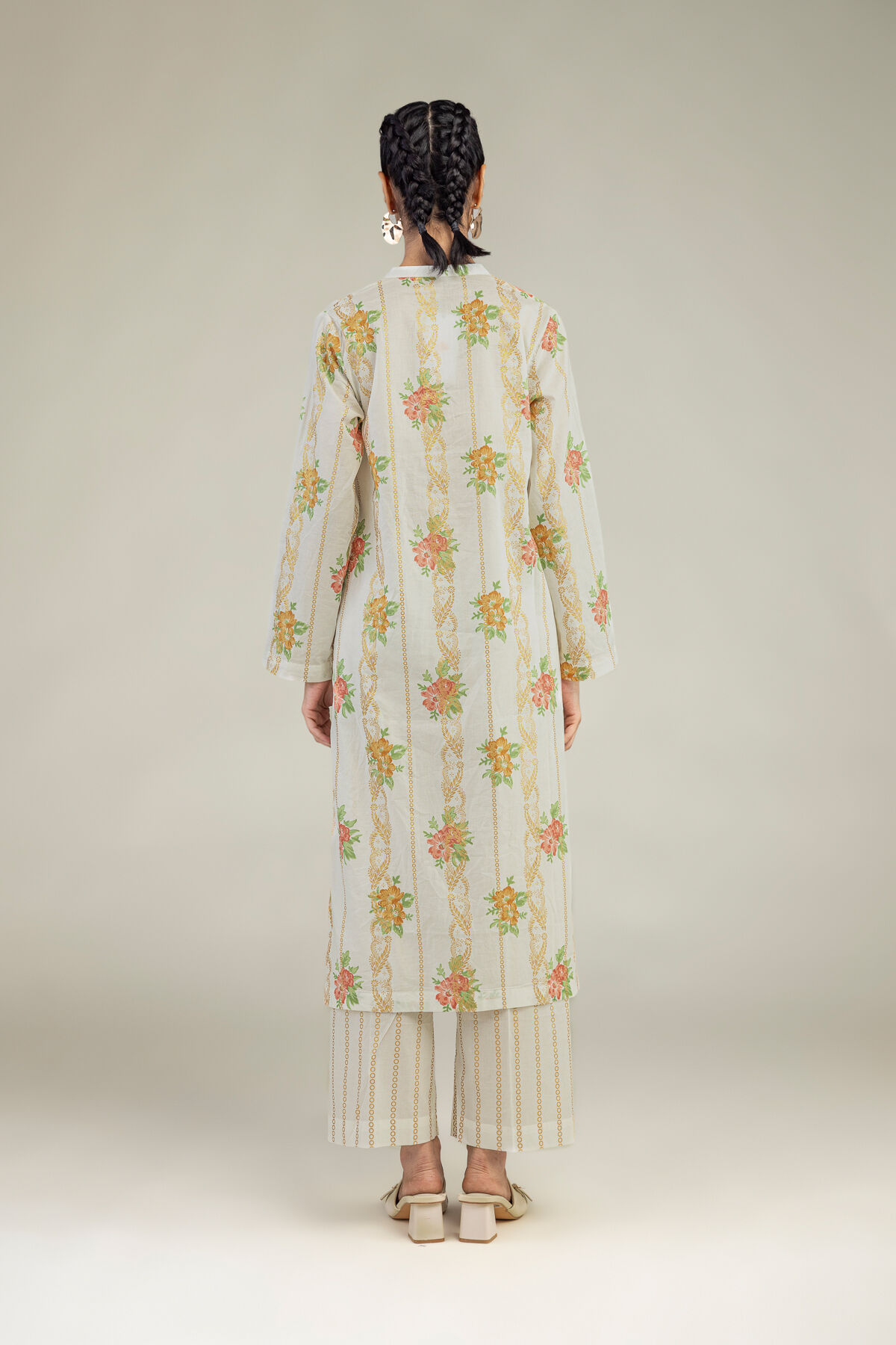 Long Cambric Kurta-1 Long Cambric Kurta - View 1