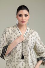 Lawn V-Neck Kurta - View 4
