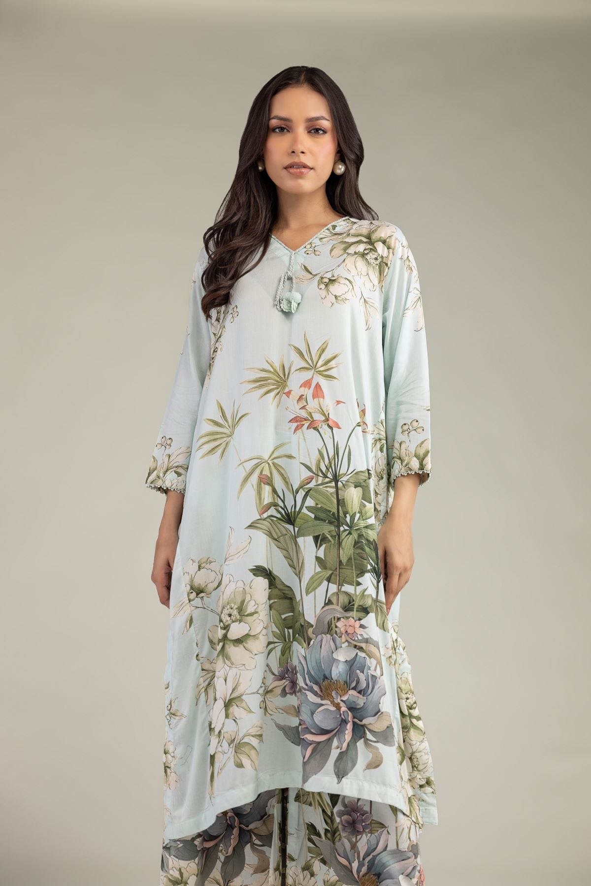 Floral Printed Pants-1 Floral Printed Pants - View 1