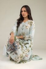 Long Floral Kurta - View 3