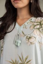Long Floral Kurta - View 2