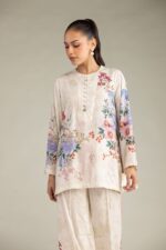 Floral Viscose Pants - View 1