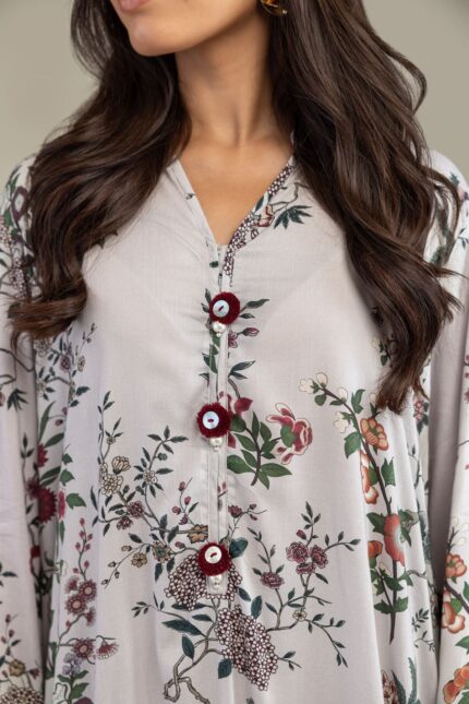 Long Printed Kurta - View 2