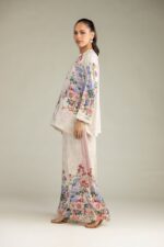 Floral Viscose Pants - View 3