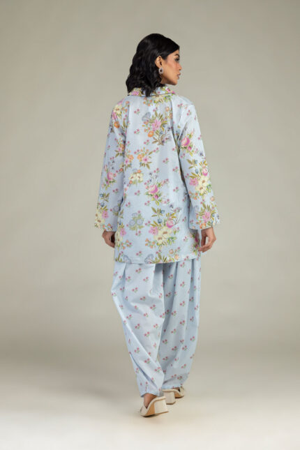 Short V-Neck Kurta - View 1