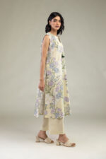 Floral Sleeveless Kurta - View 4