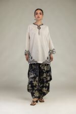 Floral Cotton Pants - View 2