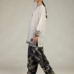 Floral Cotton Pants - View 1