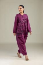 Cotton Solid Pants - View 1