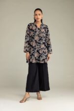 Black Cambric Kurta - View 5