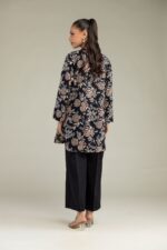 Black Cambric Kurta - View 4