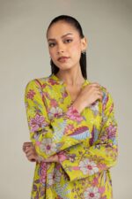Floral Cambric Kurta - View 1