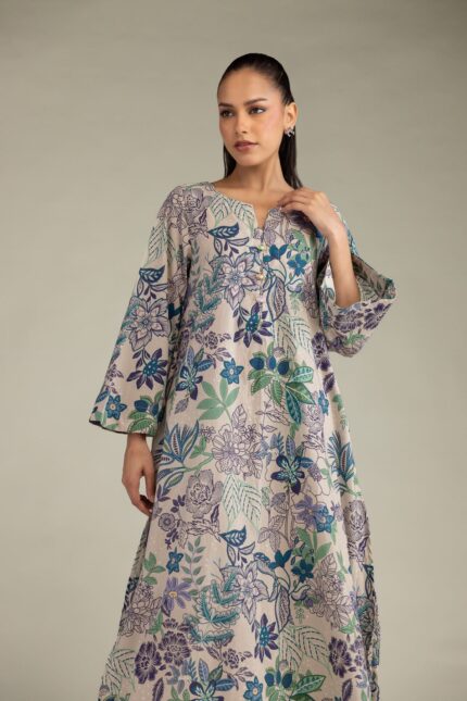 Long Cambric Kurta - View 2