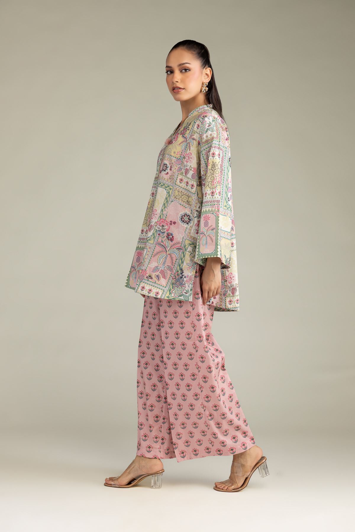 Pink Cambric Pants-1 Pink Cambric Pants - View 1