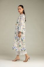 Floral White Pants - View 3