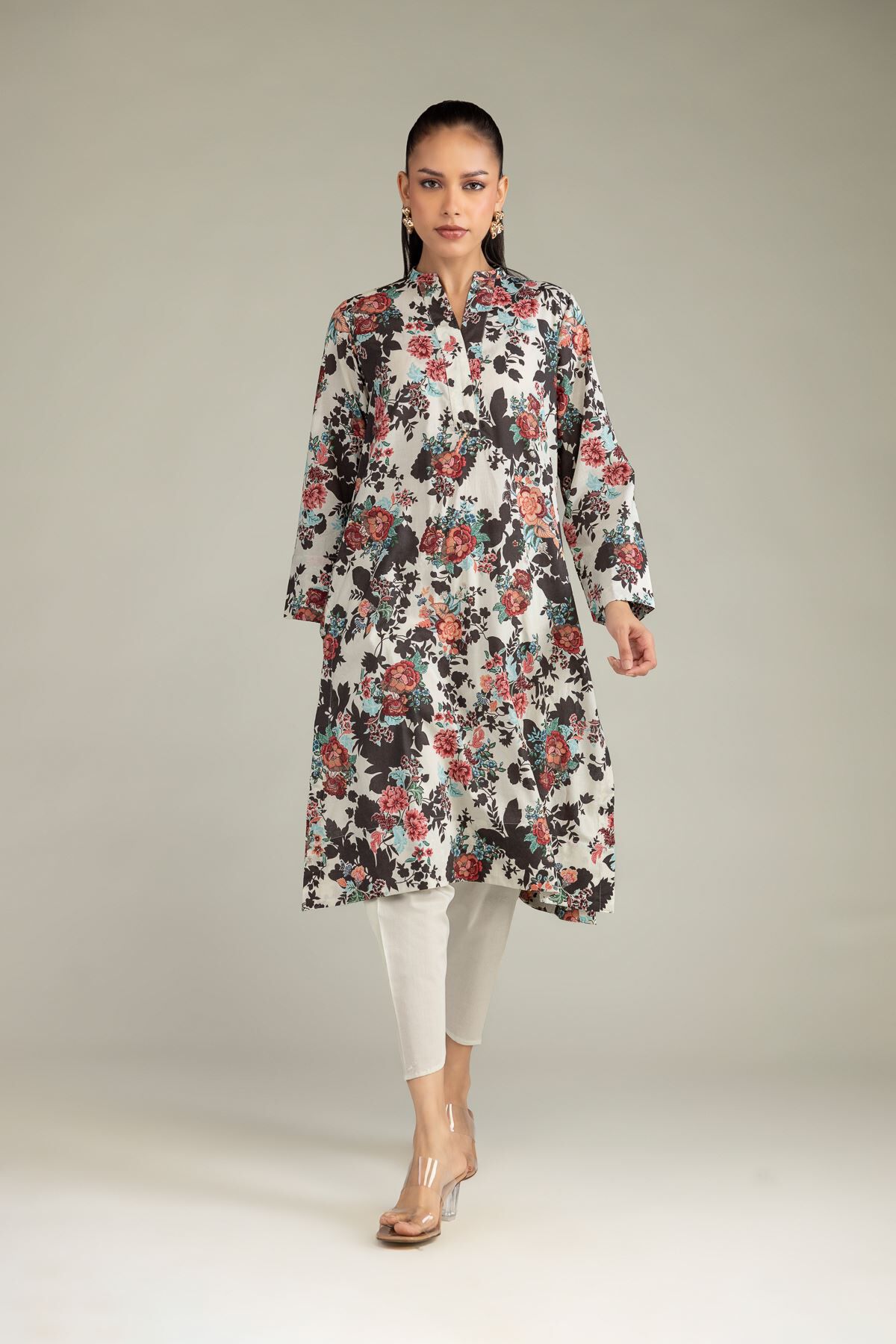 Solid Cambric Shalwar -1 Solid Cambric Shalwar - View 1