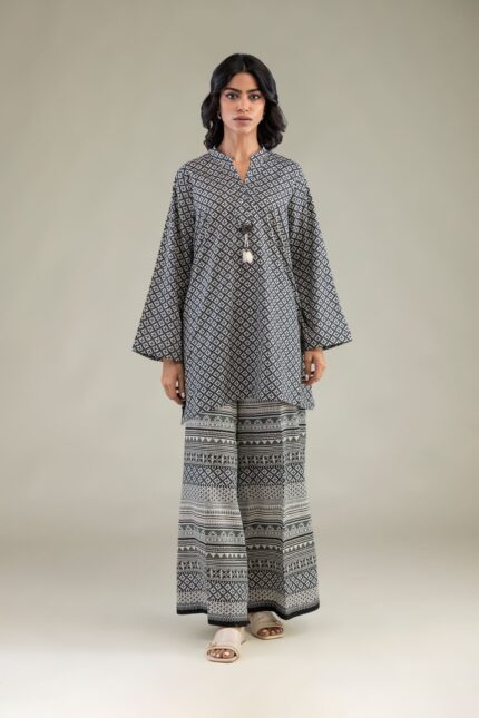 Printed Cambric Pants - View 1