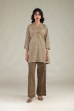 Brown Cambric Pants - View 1