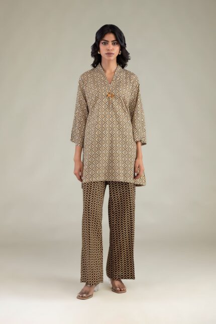 Brown Cambric Pants - View 1