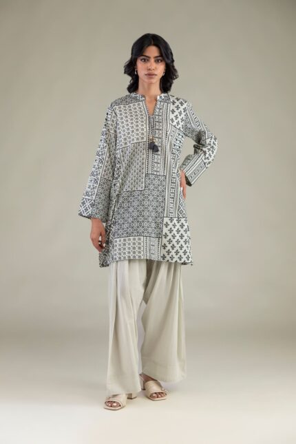 Solid Cambric Shalwar - View 2