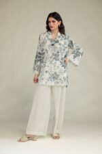 Lawn V-Neck Kurta - View 4
