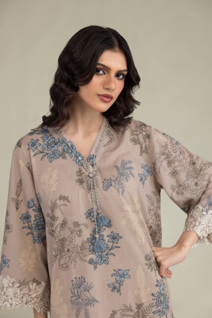 Short Lawn Kurta - View 2