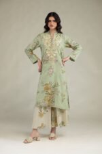 Lawn Floral Kurta - View 3