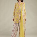 Floral Cambric Shalwar - View 1