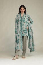 Floral Lawn Dupatta - View 3